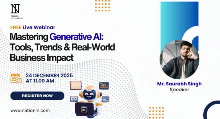 WEBNARS Mastering Generative AI: Tools, Trends & Real-World Business Impact